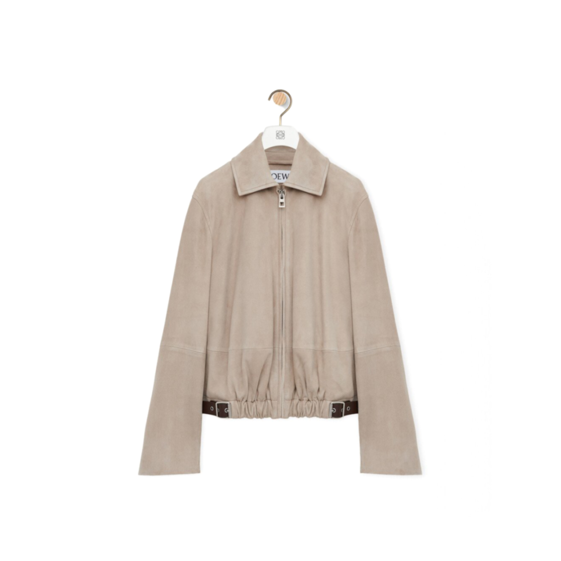 LOEWE BELTED JACKET IN SUEDE GOATSKIN S540Y34L58